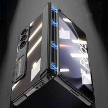Load image into Gallery viewer, Transparent Magnetic Hinge Case With Stand For Galaxy Z Fold 5