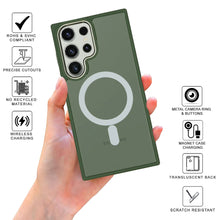 Load image into Gallery viewer, Translucent Magsafe Back Cover/ Back Case for Samsung Galaxy S23 Ultra