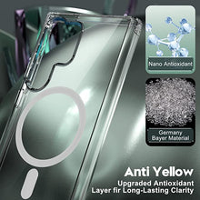 Load image into Gallery viewer, Galaxy S23 Ultra Magsafe Transparent Hard PC Back Case Cover