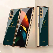 Load image into Gallery viewer, Samsung Galaxy Z Fold Series Deer Pattern Glass Case