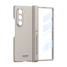Load image into Gallery viewer, Galaxy Z Fold6 Stand Holder Electroplated Shockproof Case