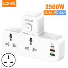 Load image into Gallery viewer, LDNIO - Universal Power Socket With Night Lamp