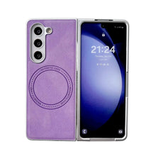 Load image into Gallery viewer, Leather Magnetic Case For Galaxy Z Fold Series