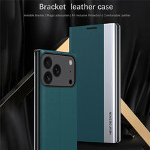 Load image into Gallery viewer, SmartView PU Leather Flip Case - iPhone