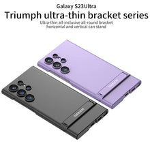 Load image into Gallery viewer, Shockproof Ultra Matte Stand Case For Galaxy S24 Ultra