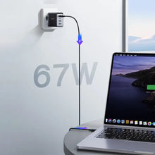 Load image into Gallery viewer, Quick-Charge 67W C to C Cable Fast Adapte