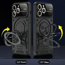 Load image into Gallery viewer, Multifunctional Magnetic Lens Protect Holder case for iPhone 15 Series