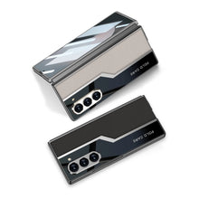 Load image into Gallery viewer, Galaxy Z Fold Series Classic Plain Leather Leather Craft Case