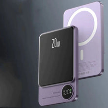 Load image into Gallery viewer, 10000MAH ALUMINUM MAGSAFE WIRELESS POWERBANK