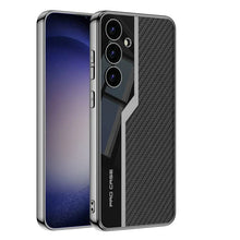 Load image into Gallery viewer, Classic Electroplated Plain Leather Case for Galaxy S25