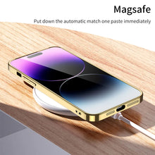 Load image into Gallery viewer, Royal Gold Plated Premium Luxury Leather Case For I-Phone Series