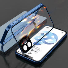 Load image into Gallery viewer, iPhone - Dual Magnetic Alluminium Body Magsafe Glass Case