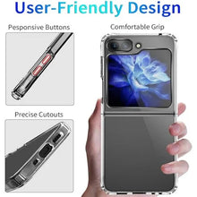 Load image into Gallery viewer, Transparent TPU Silicone case for Samsung Galaxy Z FLIP 6