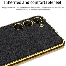 Load image into Gallery viewer, Electroplating PU Leather Soft Back Cover Case - Samsung