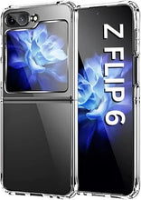Load image into Gallery viewer, Transparent TPU Silicone case for Samsung Galaxy Z FLIP 6