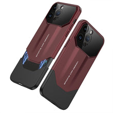 Load image into Gallery viewer, Matte Duo Tone Slider Frosted Design Case -iPhone Series