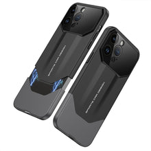 Load image into Gallery viewer, Matte Duo Tone Slider Frosted Design Case -iPhone Series