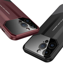 Load image into Gallery viewer, Matte Duo Tone Slider Frosted Design Case -iPhone Series