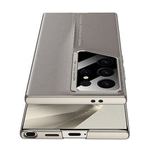 Load image into Gallery viewer, Blade Cutting Edge Leather Case - Samsung