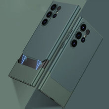 Load image into Gallery viewer, Galaxy S24 Ultra Matte Duo Tone Slider Frosted Design Case
