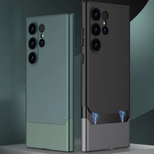 Load image into Gallery viewer, Galaxy S24 Ultra Matte Duo Tone Slider Frosted Design Case
