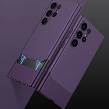 Load image into Gallery viewer, Galaxy S24 Ultra Matte Duo Tone Slider Frosted Design Case