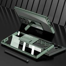 Load image into Gallery viewer, Phanthom Transparent Bracket Case For Galaxy S24 Ultra