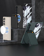 Load image into Gallery viewer, Leather Case With Magnetic Holder For Galaxy Z Fold 6