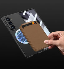 Load image into Gallery viewer, Leather Case With Magnetic Holder For Galaxy Z Fold 6