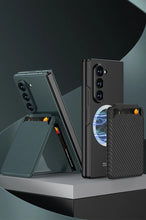 Load image into Gallery viewer, Leather Case With Magnetic Holder For Galaxy Z Fold 6