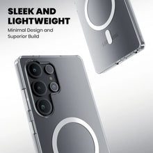 Load image into Gallery viewer, Magsafe Transparent Hard PC Back Case- Samsung