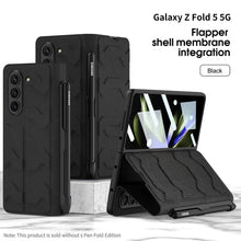 Load image into Gallery viewer, Flip Leather Case With Side Pen Slot For Galaxy Z Fold 5