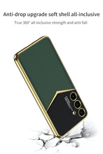 Load image into Gallery viewer, Royal Gold Plated Luxury Leather Case - Samsung