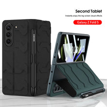 Load image into Gallery viewer, Flip Leather Case With Side Pen Slot For Galaxy Z Fold 5