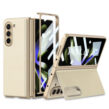 Load image into Gallery viewer, Ultra Thin Leather Case With Bracket For Galaxy Z Fold 5