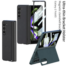 Load image into Gallery viewer, Ultra Thin Leather Case With Bracket For Galaxy Z Fold 5