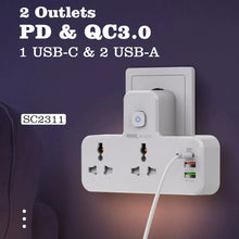 Load image into Gallery viewer, LDNIO - Universal Power Socket With Night Lamp