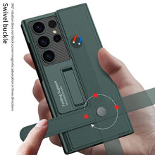 Load image into Gallery viewer, Business Leather Side Window Flip Stand Case For S24 Ultra