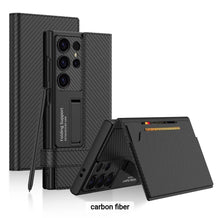 Load image into Gallery viewer, Business Leather Side Window Flip Stand Case For S24 Ultra
