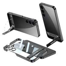 Load image into Gallery viewer, Kickstand Transparent Side Stand Case For Galaxy S24