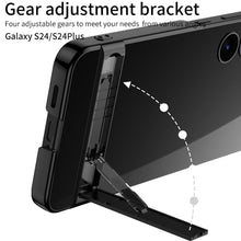 Load image into Gallery viewer, Kickstand Transparent Side Stand Case For Galaxy S24 Plus