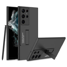 Load image into Gallery viewer, Galaxy S22 Ultra Luxury Thin Standing Case With S-Pen Slot