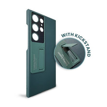 Load image into Gallery viewer, Galaxy S23 ULTRA Protective Standing Leather Cover With S Pen Slot