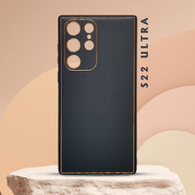 Load image into Gallery viewer, Luxury Design Leather Back Case Samsung Galaxy S22 Ultra
