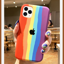 Load image into Gallery viewer, Rainbow Soft Silicon Case For iPhone 11 All Series