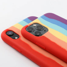 Load image into Gallery viewer, Rainbow Soft Silicon Case For iPhone 11 All Series