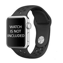 Load image into Gallery viewer, Perforated Band/Strap Black for Apple Watch