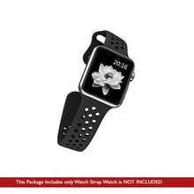 Load image into Gallery viewer, Perforated Band/Strap Black for Apple Watch