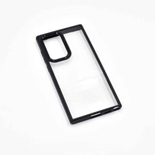 Load image into Gallery viewer, Galaxy S22 Ultra Hybrid Bumper Clear Case Black