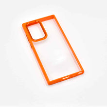 Load image into Gallery viewer, Galaxy S22 Ultra Hybrid Bumper Clear Case Black